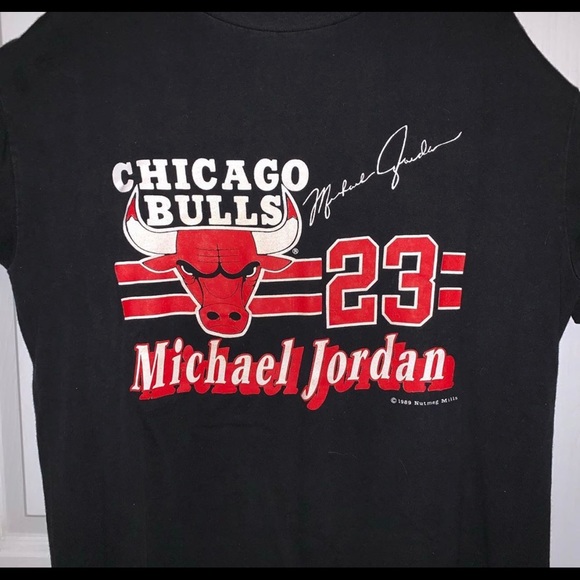 1989 vintage Michael Jordan Nutmeg T! - Picture 1 of 3